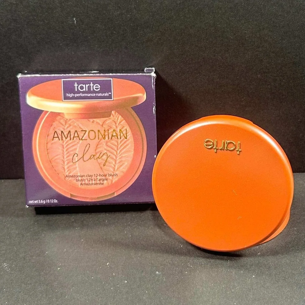 Tarte Amazonian Clay 12-Hour Blush Captivating Peach Makeup Womens 0.12oz